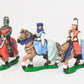 Command: King / General & Two Mounted Ladies 1150-1300Ad MID67c