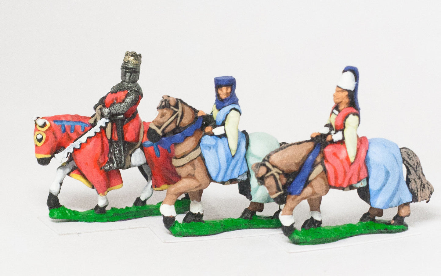 Command: King / General & Two Mounted Ladies 1150-1300Ad MID67c