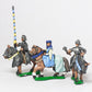 Command: Mounted Lady with Two Bodyguards 1380-1450Ad MID69e