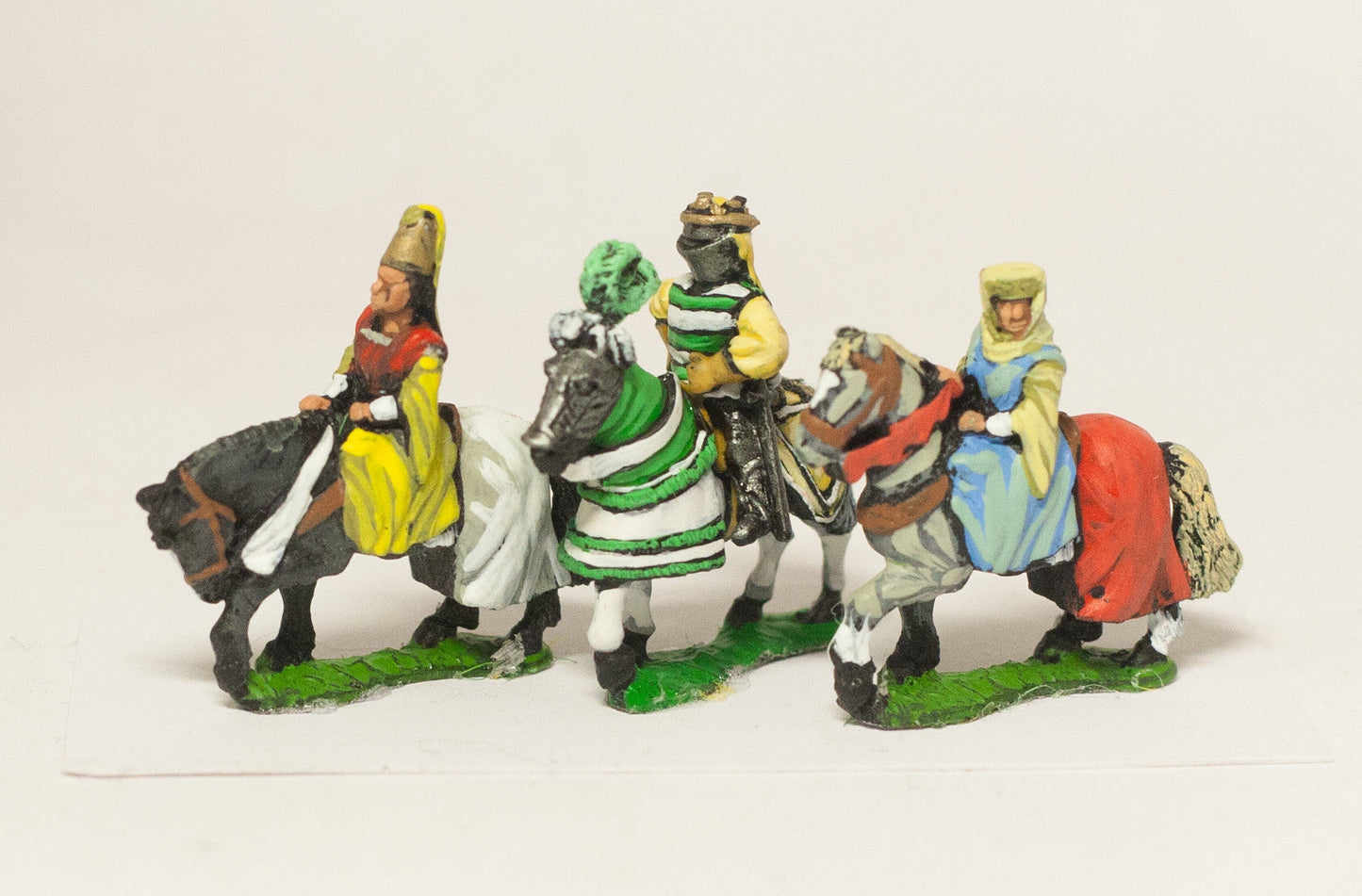 Early Renaissance: Command: King / General & Two Mounted Ladies 1400-1450Ad MER37c