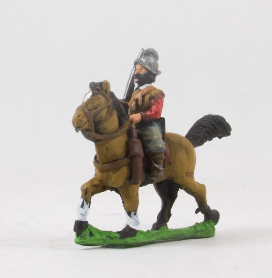 Renaissance: Medium Cavalry in Morion with Two Pistols & Drawn Sword (Caballo Coroza) REN105