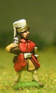 Ottoman Turk: Janissary Musketeer with Musket Over Shoulder RNO10